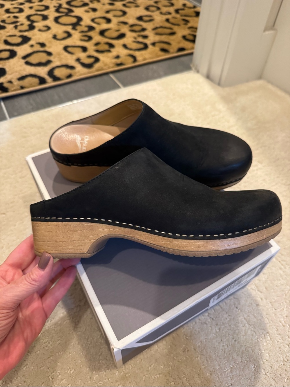 Dansko Brenda Burnished Suede clog